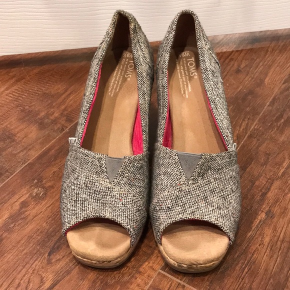 Toms Sparkle Wedges - Picture 2 of 4